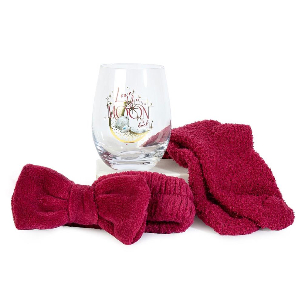 Headband Socks & Stemless Glass Me to You Bear Gift Set Extra Image 2